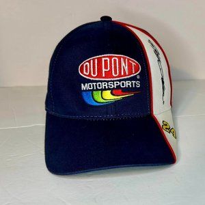 Vintage 90's Du Pont Motorsports  Jeff Gordon Adj Snapback Hat
